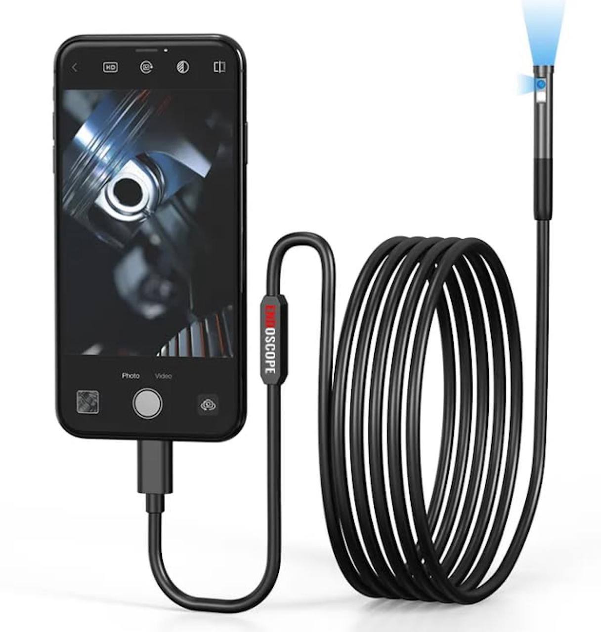 Tech Mobile Endoscope Camera Light 3In1 01 C8Xhvj