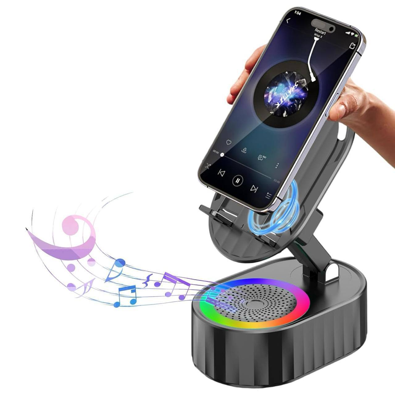 Tech Wireless Induction Speaker Mobile Stand 01 Bvwzlc