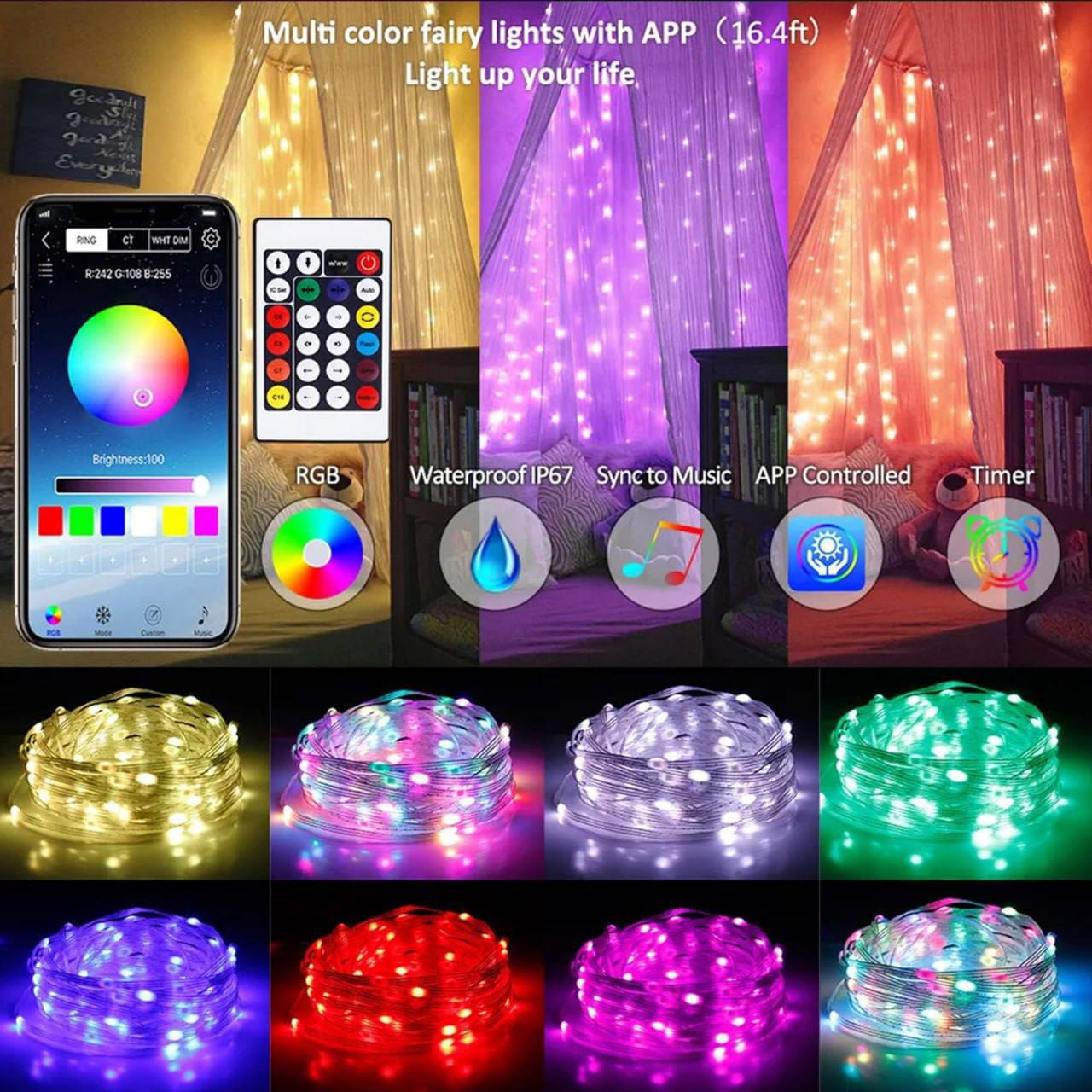 10Mtr Usb Fairy Bluetooth Light Bw656M