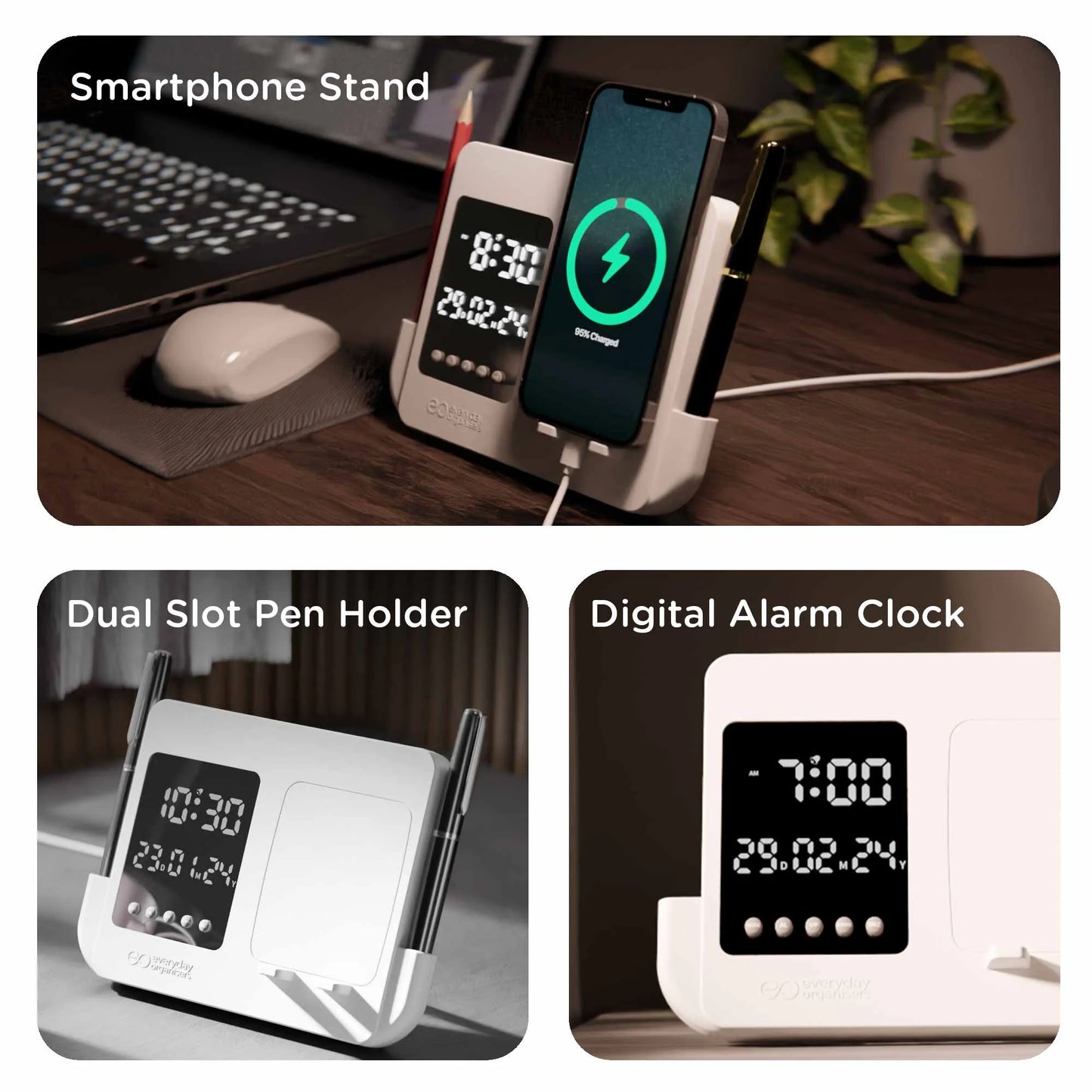 EO Clockwise Digital Desk Clock